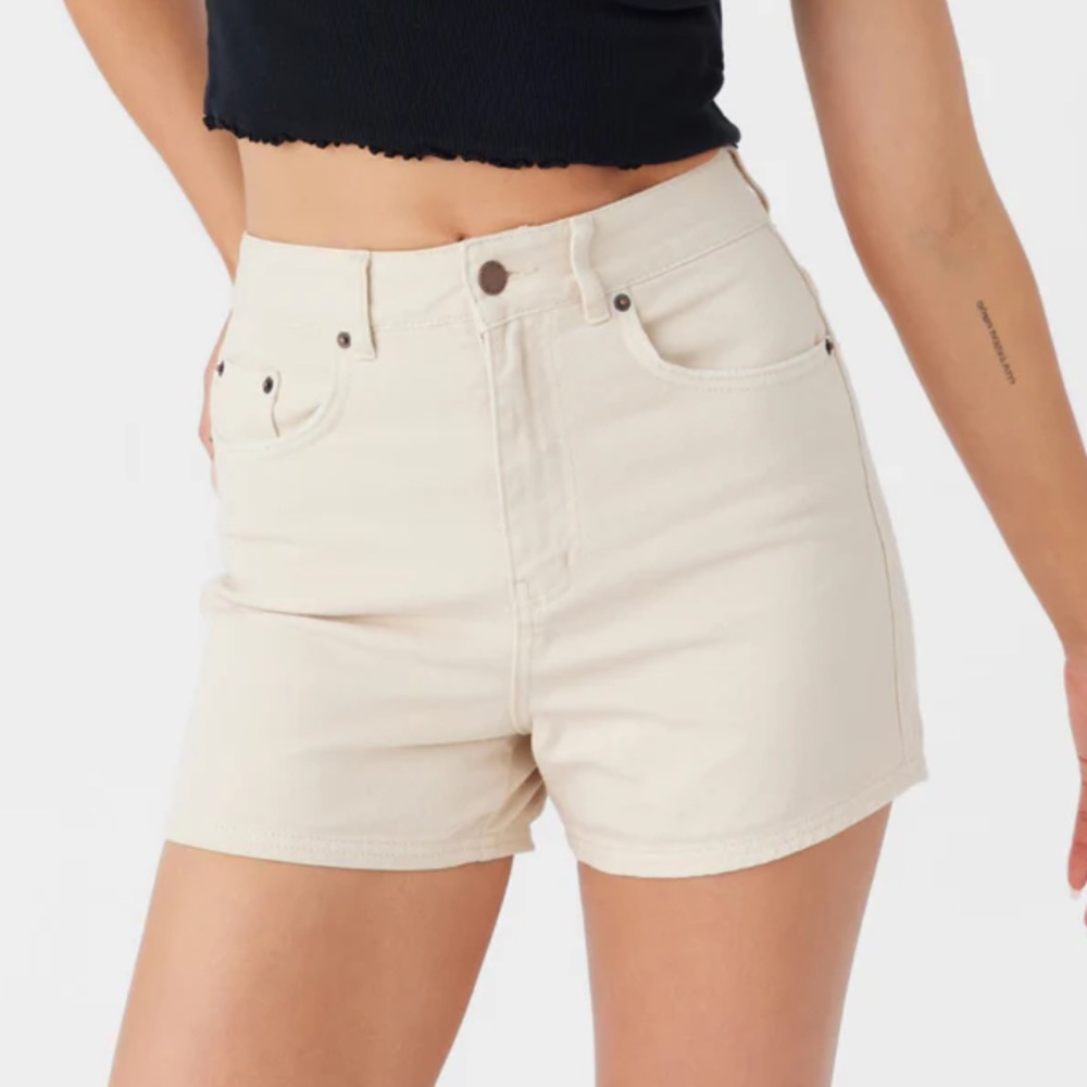 O’Neill EISLEY DENIM SHORTS CREAM